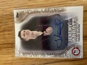 2018 Topps Olympics USA-15 Jeremy Abbott Gold Autograph #/25 - Picture 1 of 1