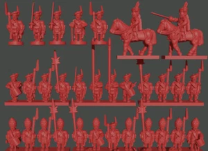 48x 15mm/1:100th British SYW Highlanders (Turner Miniatures) - Picture 1 of 1