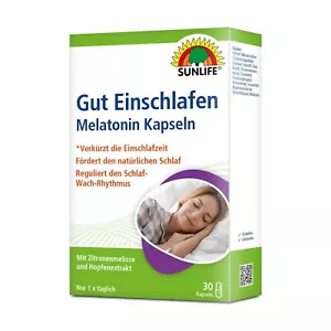 Sunlife Gut Einschlafen - Melatonin-Kapseln 30 Stück - Bild 1 von 5