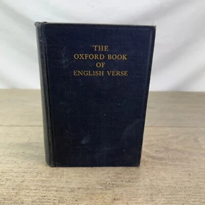 The Oxford Book Of English Verse 1250-1918 ~ (1939 New Edition) HC Quiller-Couch - Picture 1 of 22