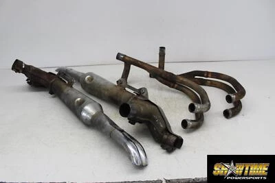 86-03 KAWASAKI VOYAGER XII ZG1200B FULL EXHAUST SYSTEM HEADERS HEAD PIPE MUFFLER - Image 1 of 4