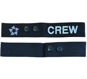 140131 STAR ALLIANCE CREW GLOBAL AIRLINE GROUP AVIATION EMBROIDERED BAG SNAP TAG - Picture 1 of 3