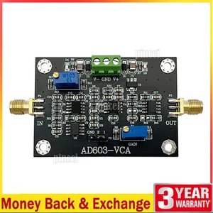 AD603 Moduł wzmacniacza wzmacniacza sterowanego napięciem Wysoka przepustowość Niski poziom hałasu Wzmacniacz - Zdjęcie 1 z 2