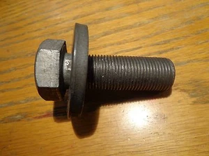 66-74 Mopar A B C E Body 273 318 340 360 Crank Shaft Damper Bolt and Washer - Picture 1 of 3