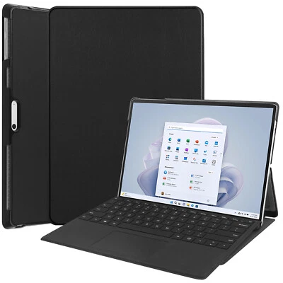 For Microsoft Surface Pro 9/8/7/6/5/4/Go/Go2/Go3 Tablet Case Smart Folio Cover - Image 1 of 4