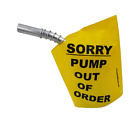 Yellow Sorry Pump Out of Order Service Gas Cover Reusable Nozzle Hood Bag 6 Pack