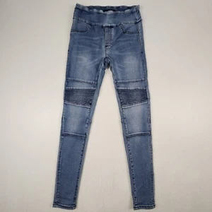 Decjuba Jeans Womens Size 8 Blue Biker Denim Stretch Cotton Blend Jeggings - Bild 1 von 13
