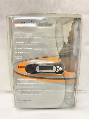 WMA/MP3 STEREO DIGITAL VOICE RECORDER PLAYBACK USB PC Or MAC 128MB Black Silver - Image 1 of 2
