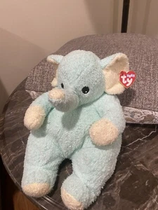 Baby TY / Pillow Pal ELEPHANTBABY the 12" Elephant NWT BabyTy Stuffed Plush Toy - Picture 1 of 1