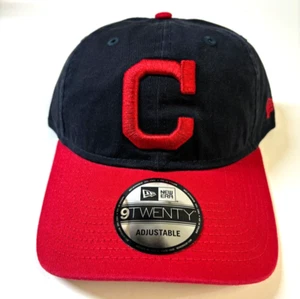 Cleveland Indians MLB NE Core Classic Home Low Profile Adjustable Hat ~ Navy/Red - Picture 1 of 5