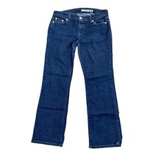 DKNY Ludlow Jeans Women's 14 Straight Leg Dark Wash Mid Rise 90s Denim
