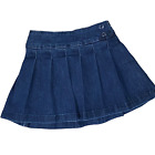 Little Girls Garanimals Denim Skirt Skort 3 T UnderShorts Pleats Comfy Durable d