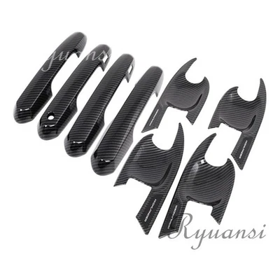 Fit For Toyota RAV4 2019-2025 Side Exterior Door Handle Bowl Cover Trim Overlay - Image 1 of 4