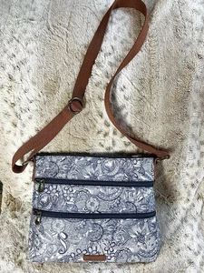 SAKROOTS Women's Crossbody Bag Artist Circle Navy Spirit Desert Purse Travel - Picture 1 of 13
