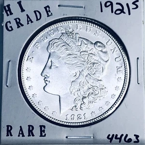1921 S MORGAN SILVER DOLLAR HI GRADE GENUINE U.S. MINT RARE COIN 4463 - Picture 1 of 3