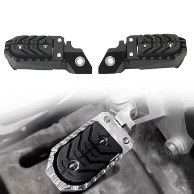 Reposapiés ajustables para motocicleta BMW R1200GS 2016-2019 negro 1 par Foto 1 de 4