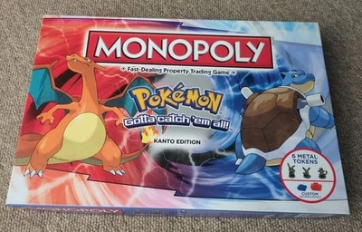 Pokémon Monopoly Kanto Edition Complete And Part Sealed - Image 1 of 4