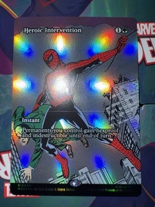 MTG Spider-Man Heroic Intervention *FOIL* 0034 (Borderless) Magic - Bild 1 von 1