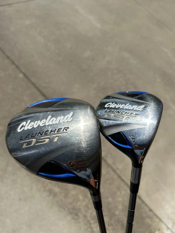 cleveland dst driver and 3 wood - Image 1 of 4
