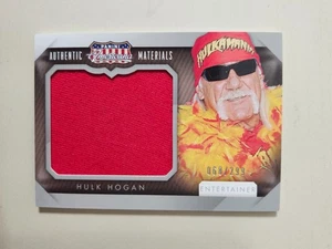 Hulk Hogan Serial /299 Materiali Autentici Jumbo Relic Card WWF WWE Wrestling VG - Foto 1 di 2