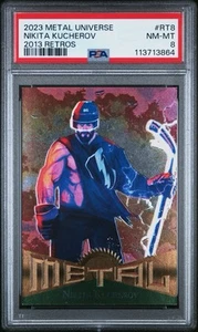 2023 SKYBOX METAL UNIVERSE #RT8 NIKITA KUCHEROV 2013 RETROS SP PSA 8 - Bild 1 von 2