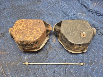 1968 Honda CB 350 CB350 Let & Right Air Box Air Filter Housing Airbox - Image 1 of 4