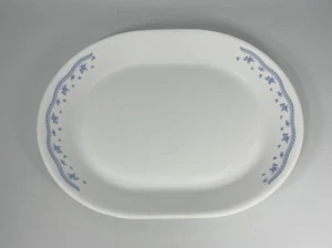 Corelle by Corning Platter MORNING BLUE FLORAL - Excellent condition 12" x 10" - Picture 1 of 7