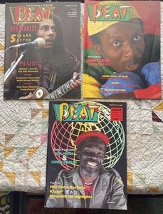 1986 REGGAE BEAT MAGAZINE BOB MARLEY JIMMY CLIFF JOE HIGGS - Picture 1 of 5