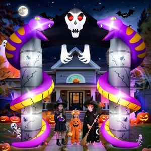  Halloween Inflatable Arch Decoration Outdoor Decorations Blow Up Yard Ghost - Picture 1 of 9