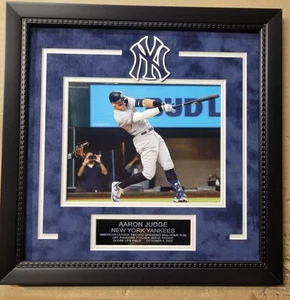 Aaron Judge AL Record 62 Home Run New York Yankees 8x10 Framed Baseball Photo - Picture 1 of 4
