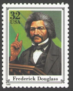 1995 Bürgerkrieg Frederick Douglass einzelne 32c Briefmarke, Sc# 2975h, postfrisch, OG - Bild 1 von 1