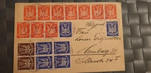 Briefumschlag. Flugpost Bremen - Hamburg. 1923. Mit 20 Flugpostmarken - Bild 1 von 2