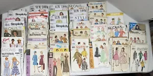 Lote de patrones de costura vintage: 146 patrones, años 60 a 90 - Imagen 1 de 13