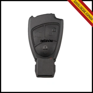 Funda carcasa mando llave coche mercedes 3 botones CLASE E C CLS CLK ML SLK CL S - Foto 1 di 2