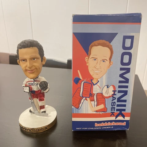 Dominik Hasek Bobblehead 2002 Czech Olympic Team- Red Wings- Buffalo Sabres NHL Cover