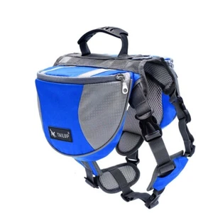 Dog Reflective Backpack Pet Snack Pockets Puppy Travel Bag Training Backpacks Us - Picture 1 of 84