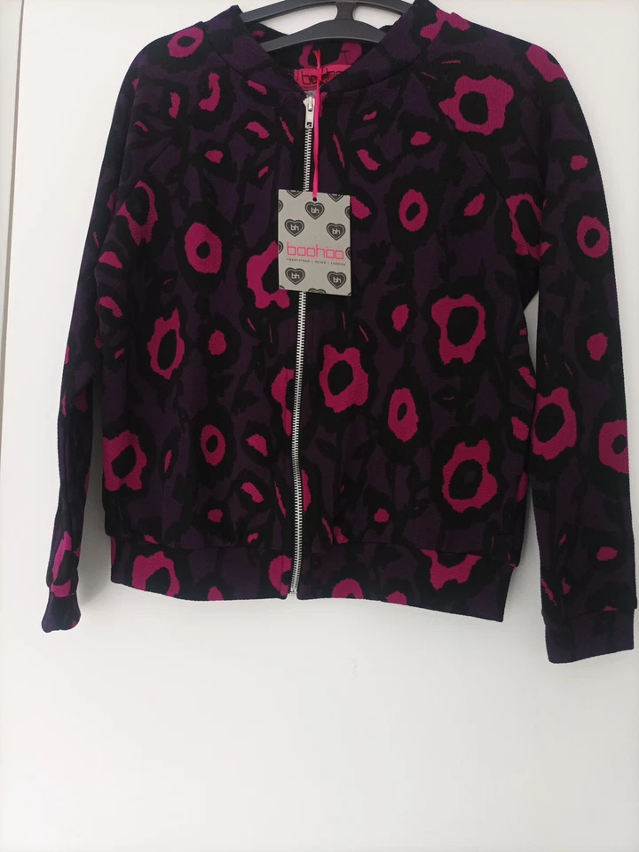 Chaqueta Bomber Flor Talla 8 Foto 1 de 4