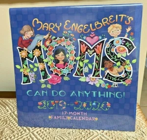 New Mary Engelbreit Calendar 2019 2020 Moms Can Do Anything 17 Month & Stickers - Picture 1 of 2