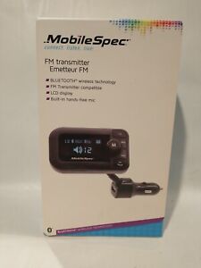 MobleSpec FM Transmitter (MBS13203) Bluetooth Wireless Technology 