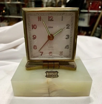 Endura Genuine Imported Onyx Analogue Alarm Clock Made in Germany N/O Stock - Image 1 of 4