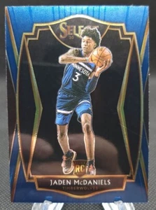 2020-21 Panini Select Blue Premier Level Jaden McDaniels RC Timberwolves #197 - Bild 1 von 2