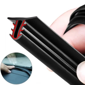 1.6M Rubber Windshield Seal Strip Dashboard Gap Filling Soundproof Accessories - Foto 1 di 9
