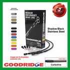 For Yamaha Xv750 92-97 Goodridge Black Ss Carbo Frnt Brake Hoses Ya0749-3Fcbk-Cb