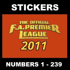 Topps 2011 Premier League stickers # 1 - 239 - Picture 1 of 3