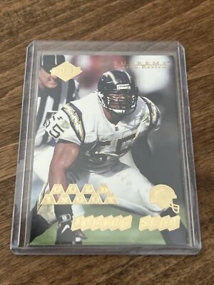 1998 Collector's Edge Supreme Season Review #151 Junior Seau Gold Ingot - Image 1 of 2