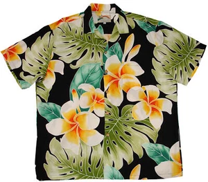Paradise Found Herren Hawaiihemd Plumeria Beauty - Bild 1 von 4