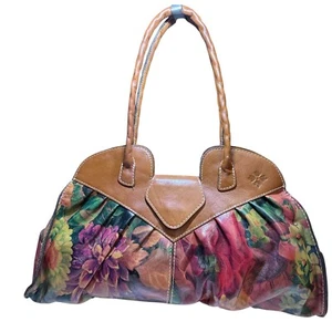 Patricia Nash Handtasche Large Satchel Heritage Lione Floral Ledertasche Geldbeutel Neu - Bild 1 von 9