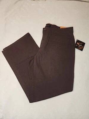 NWT Gloria Vanderbilt Mona Mid Rise Trouser- 14S -Comfort Stretch Twill- Brown - Image 1 of 4