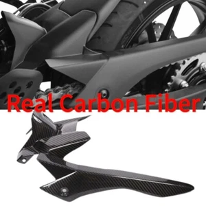 For 2014-2023 2024 R7 MT07 FZ07 Real Carbon Fiber Rear Hugger Fender Chain Guard - Picture 1 of 5