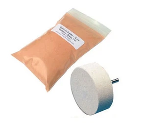 Cerium Oxide High Grade Polishing Powder - 8 Oz and 4" Felt Polishing Wheel Kit - Picture 1 of 2